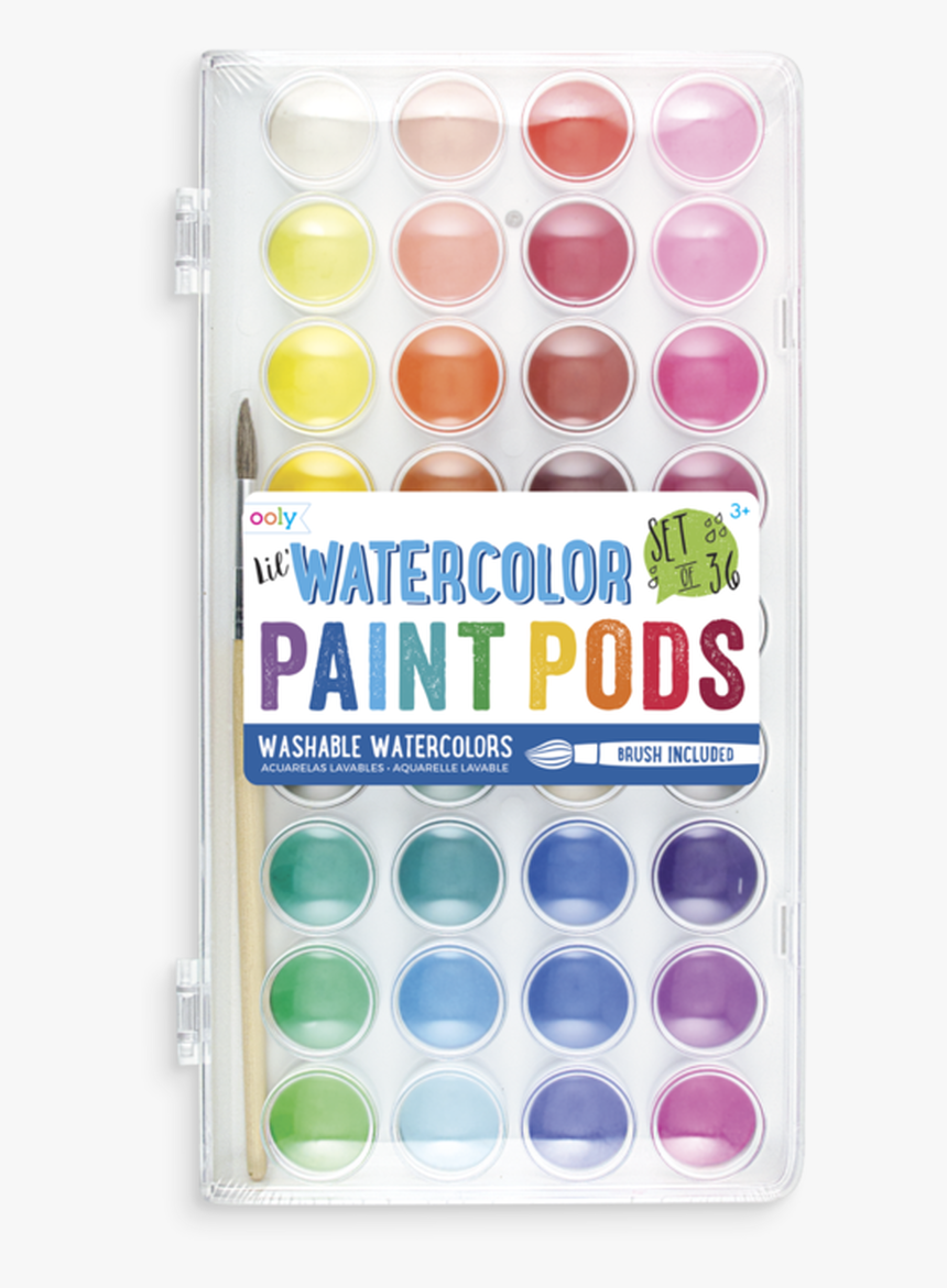 Ooly - Lil - Lil Watercolor Paint Pods, HD Png Download