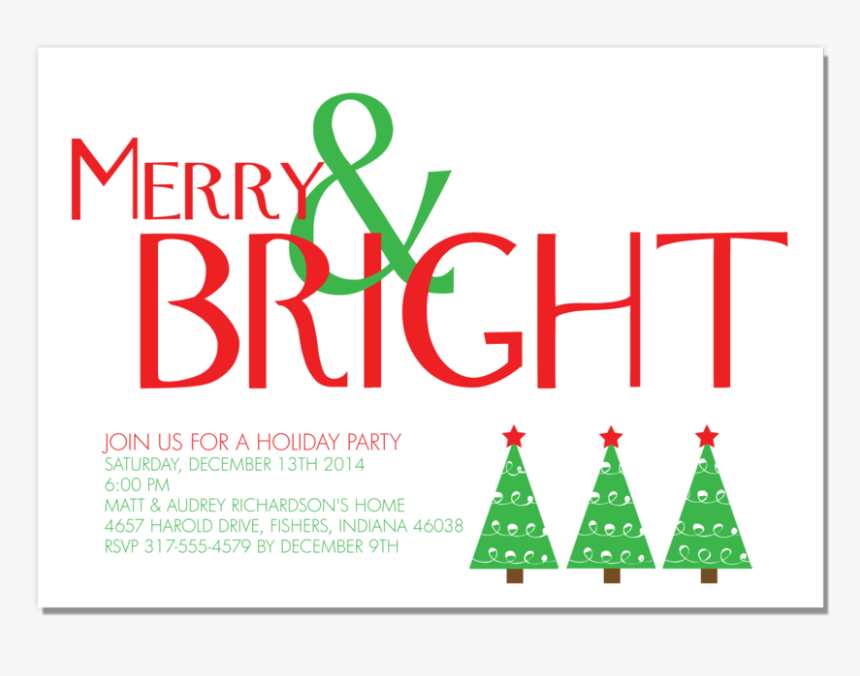 Merry And Bright Test, HD Png Download