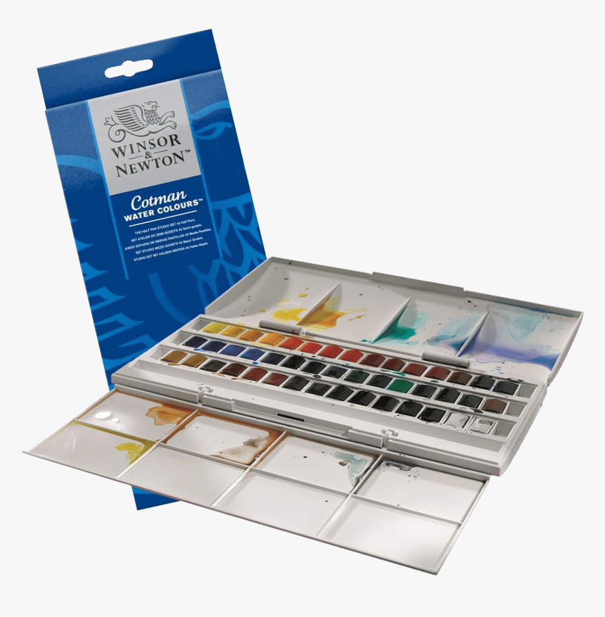 Winsor And Newton Cotman Watercolour Set, HD Png Download