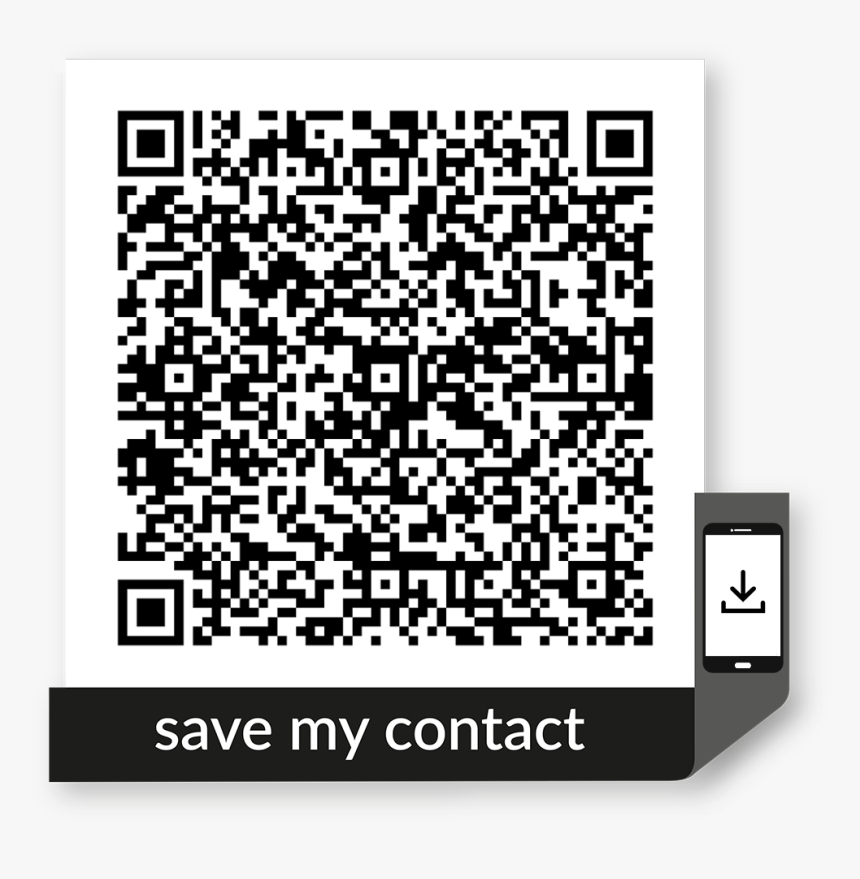 White Qr Code Png, Transparent Png