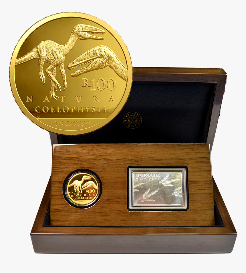 Transparent Natura Png - Gold Coin With A Dinosaur, Png Download
