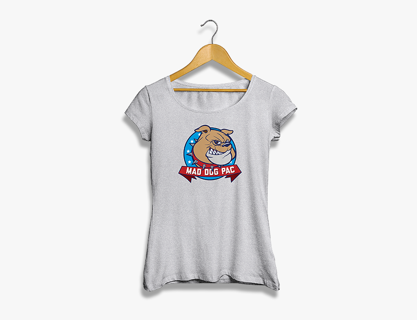 Ladies Maddog Logo T-shirt - Cartoon, HD Png Download