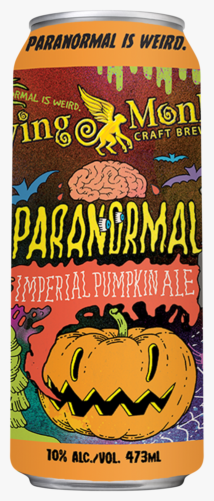 Paranormal Can - Flying Monkeys Paranormal Imperial Pumpkin Ale, HD Png Download