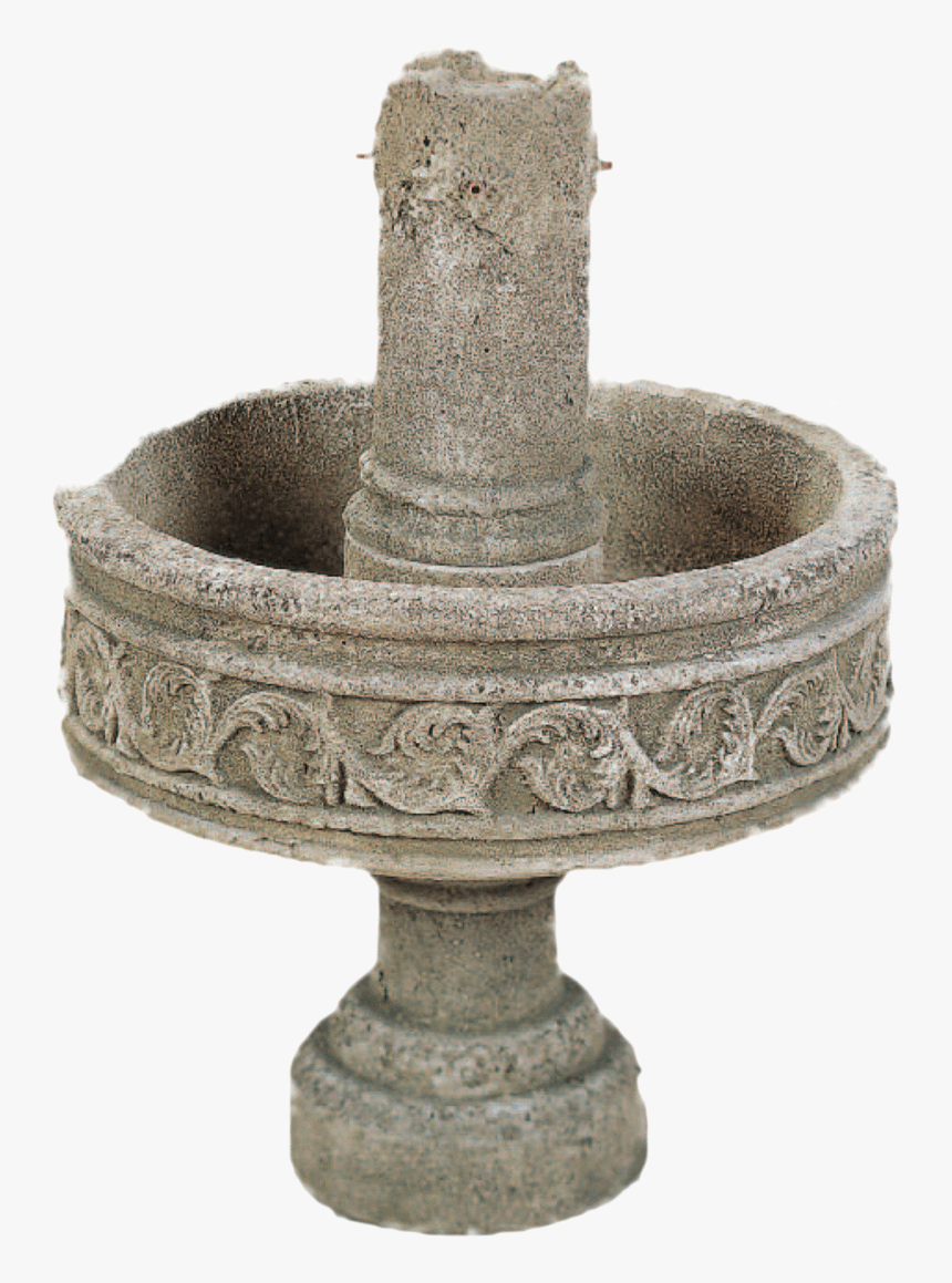 Pompeii Column Cast Stone Outdoor Garden Fountains - Fountain, HD Png Download