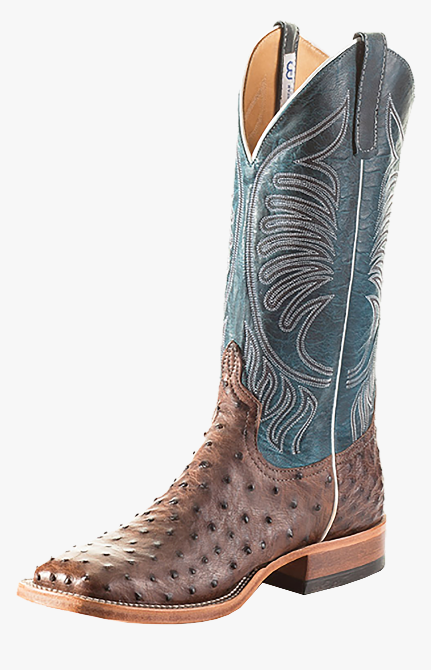Anderson Bean Men S Kango Mad Dog Full Quill Ostrich - Anderson Bean Square Toe Ostrich Boot, HD Png Download