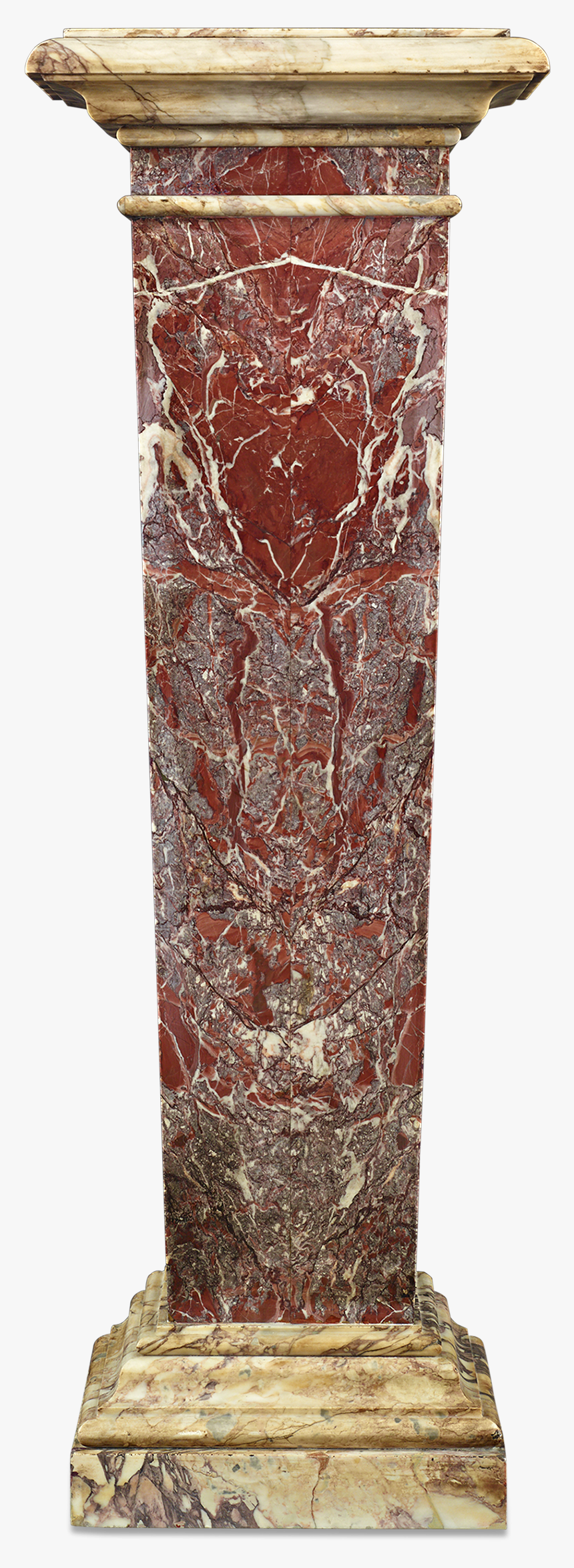 Rouge De France Marble Pedestal, 18th Century - Column, HD Png Download