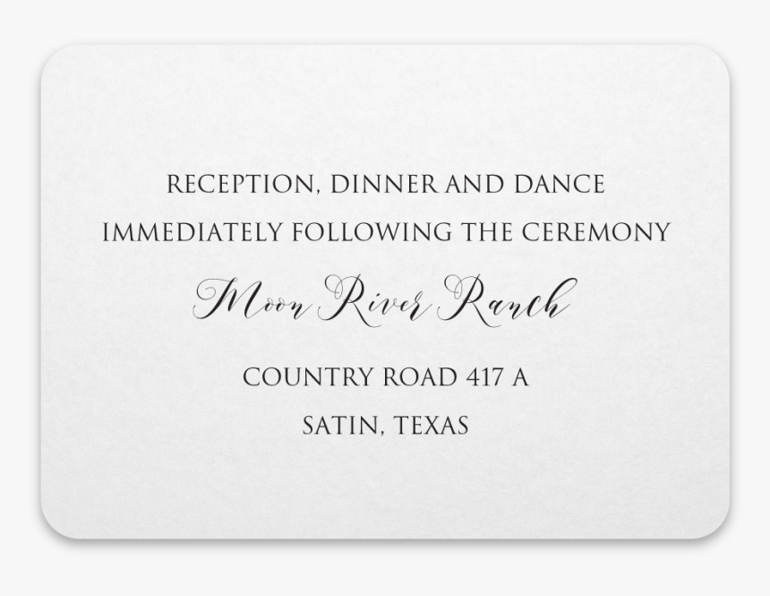 Reception Card Natura Perlata - Label, HD Png Download