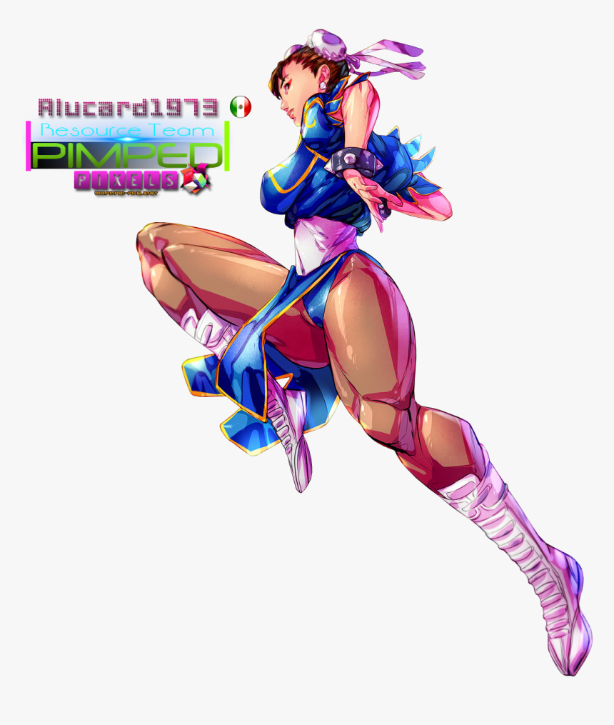 Png Chun Li - Cartoon, Transparent Png