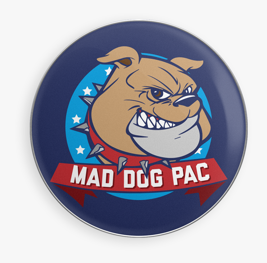 Mad Dog Enamel Pin , Png Download - Cartoon Mad Dog, Transparent Png