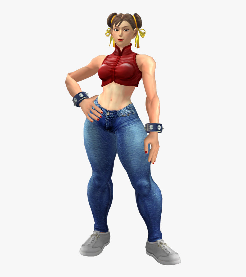 Street Fighter Chun Li Jeans By Caliburwarrior-d8b9tq5 - Girl, HD Png Download
