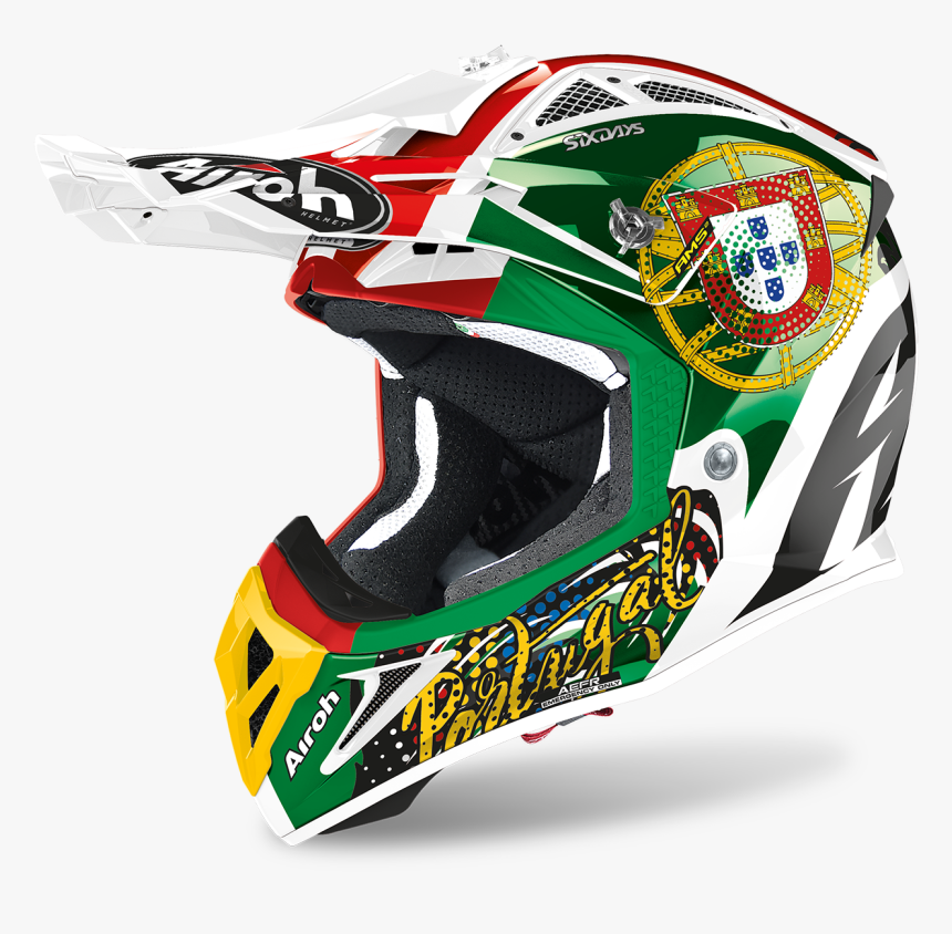3 Sixdaysportugal2019 B - Airoh Aviator 2.3 Six Days Portugal, HD Png Download