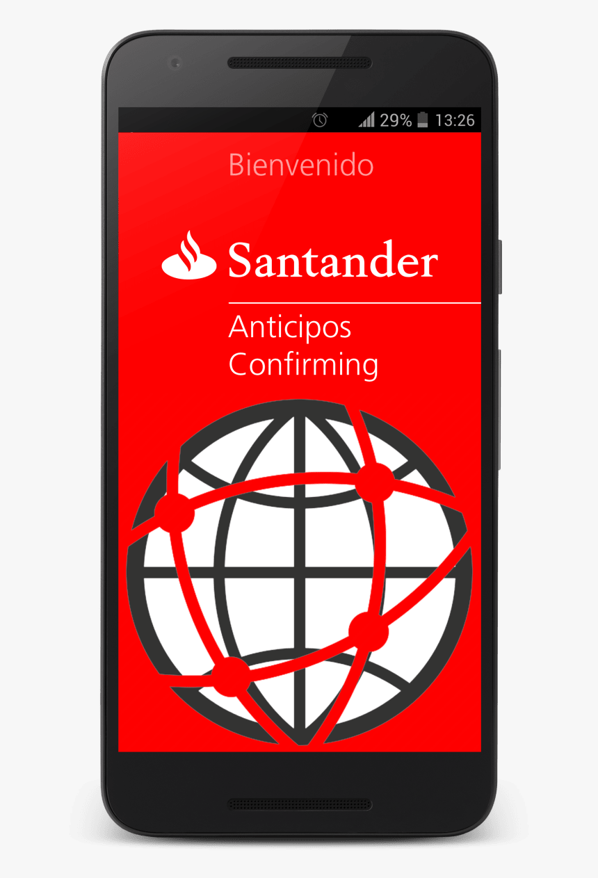 App Santander Confirming - Smartphone, HD Png Download
