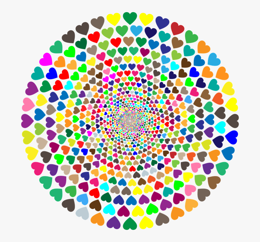 Bandera Colombia Corazon Mandala, HD Png Download