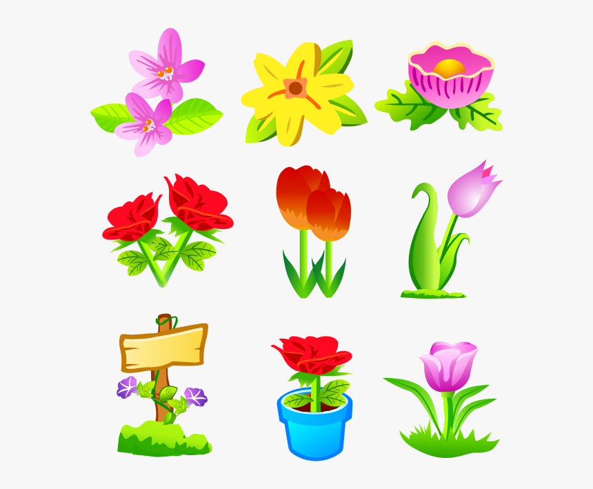 Flowers Icons Free Download, HD Png Download