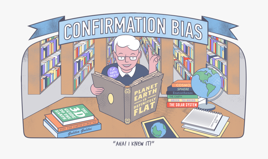 Confirmation Bias Political Cartoon, HD Png Download