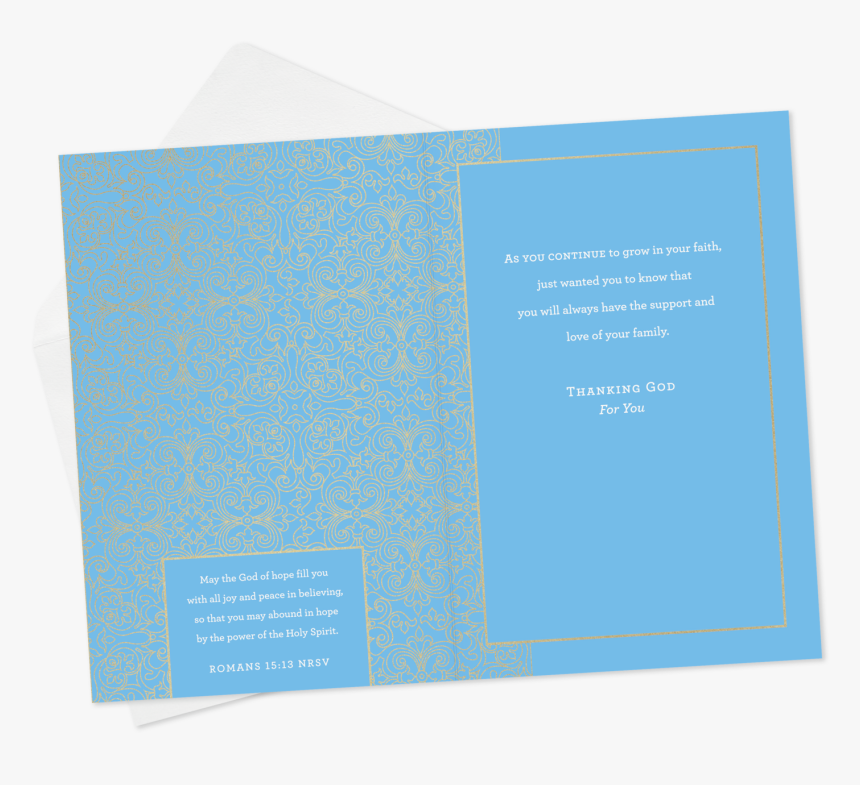 White Dove Confirmation Card For Son - Brochure, HD Png Download