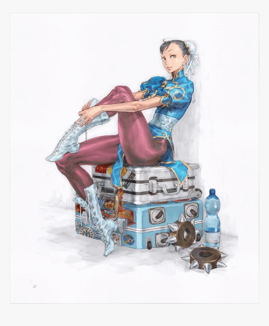 Street Fighter Chun Li Art, HD Png Download