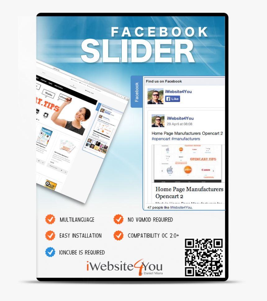 Facebook Slider Opencart - Ilir Bajri - Beyond (1997), Repiano, HD Png Download