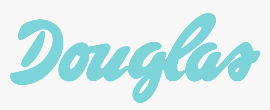 Douglas Logo Aqua - Douglas, HD Png Download
