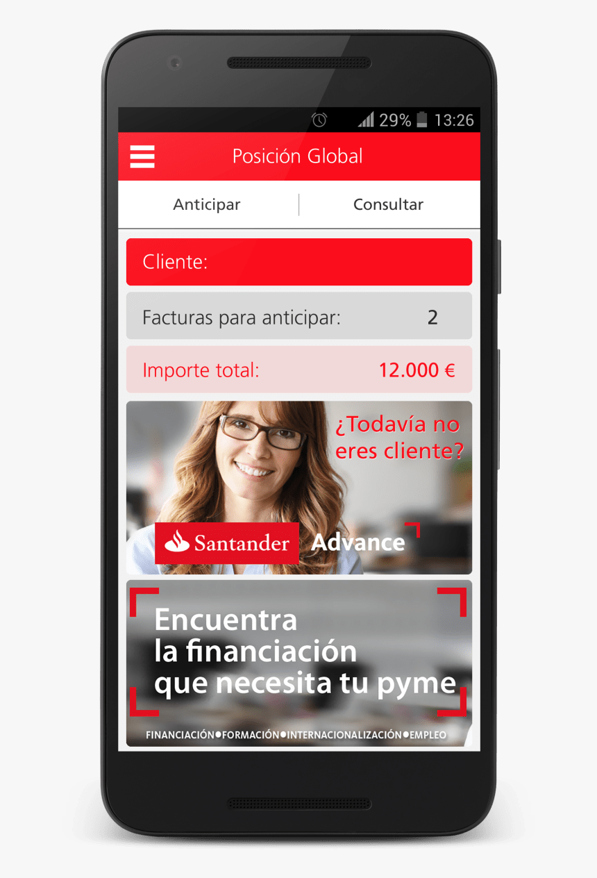 App Santander Confirming - Iphone, HD Png Download