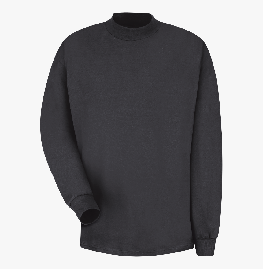 Men S Long Sleeve Mock Turtleneck - Turtleneck Png, Transparent Png