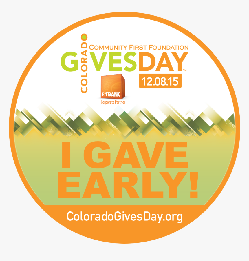 Colorado Gives Day, HD Png Download