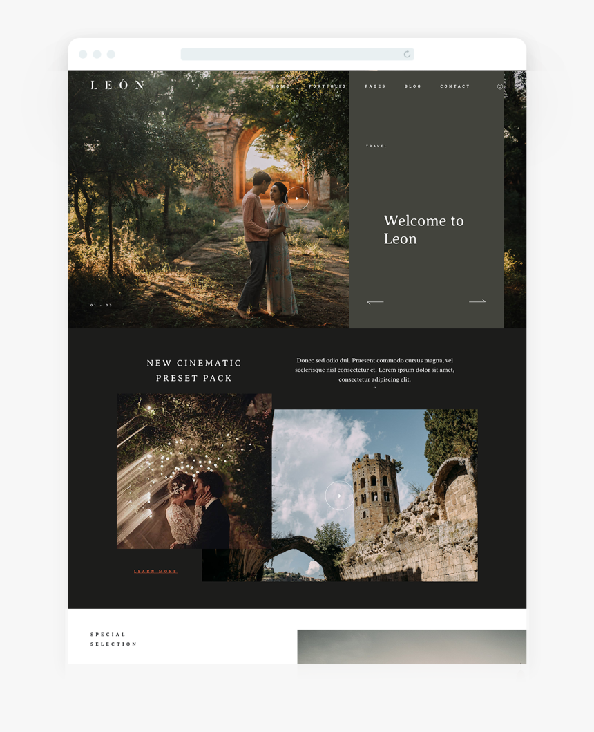 Best Themes For Videographers, Filmmakers 2018, Leon - Poster, HD Png Download