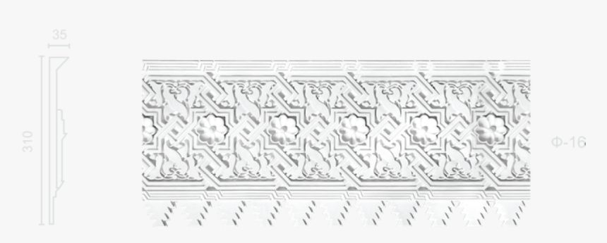 Plaster Frieze F-16 - Motif, HD Png Download
