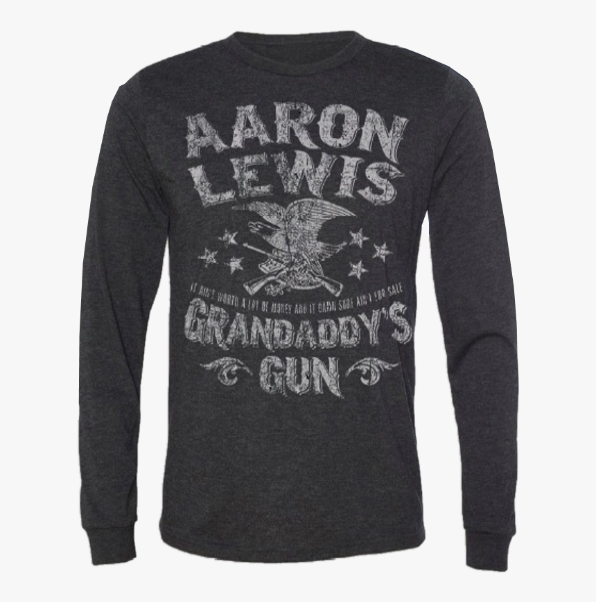 Aaron Lewis Long Sleeve Charcoal/black Grandaddy S - Nra Certified Instructor, HD Png Download