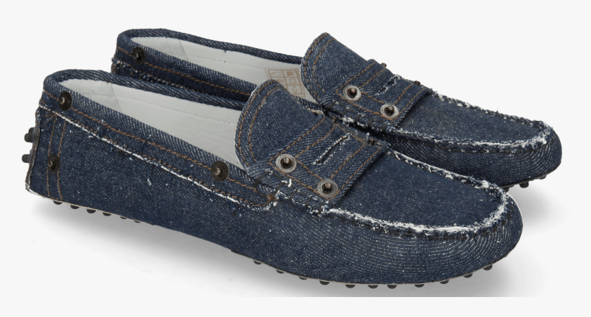 Loafers Caroline 1 Denim Dark Blue - Slip-on Shoe, HD Png Download