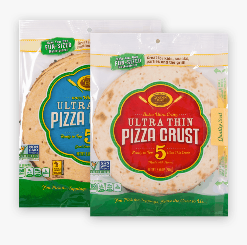 Ultra Thin Pizza Crust, HD Png Download