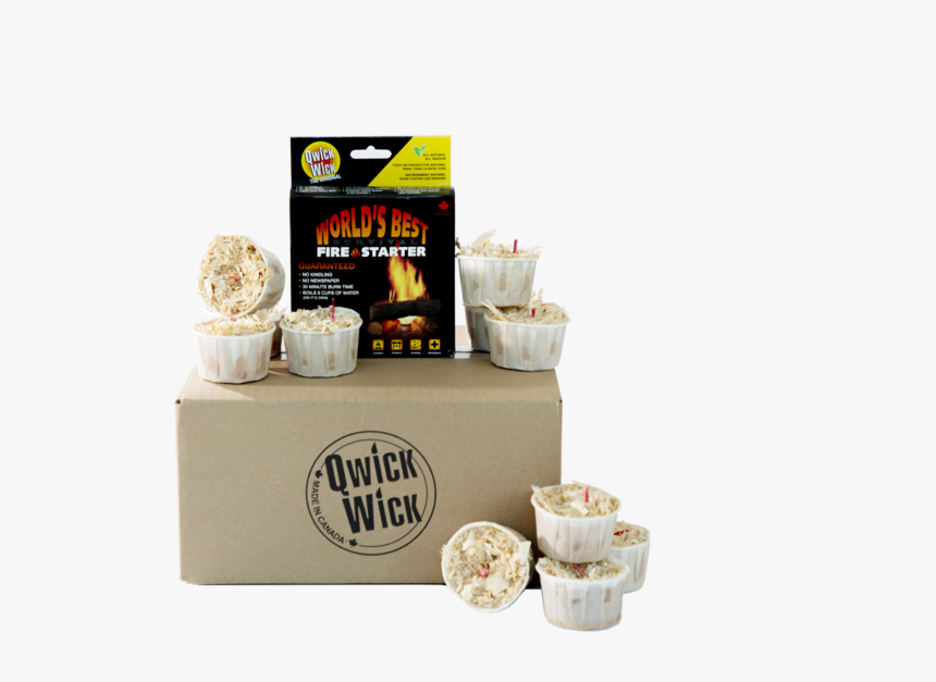 24 Pack Of Qwick Wick Fire Starter - Fire Starter Qwick Wik, HD Png Download
