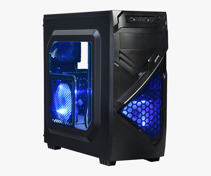 Ioz Tech Gaming / Pc / Desktop / Custom Built - Diypc Alnitak Bk Atx Mid Tower Case, HD Png Download