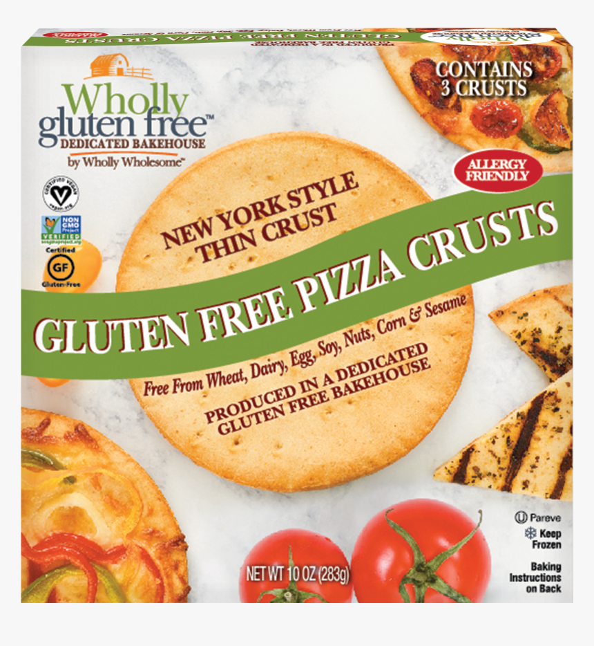 Gluten Free Pizza Crusts - Wholly Gluten Free Pizza Crust, HD Png Download