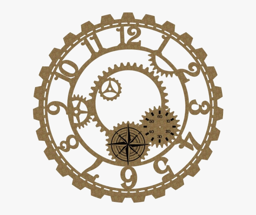 Printable Steampunk Clock Face, HD Png Download