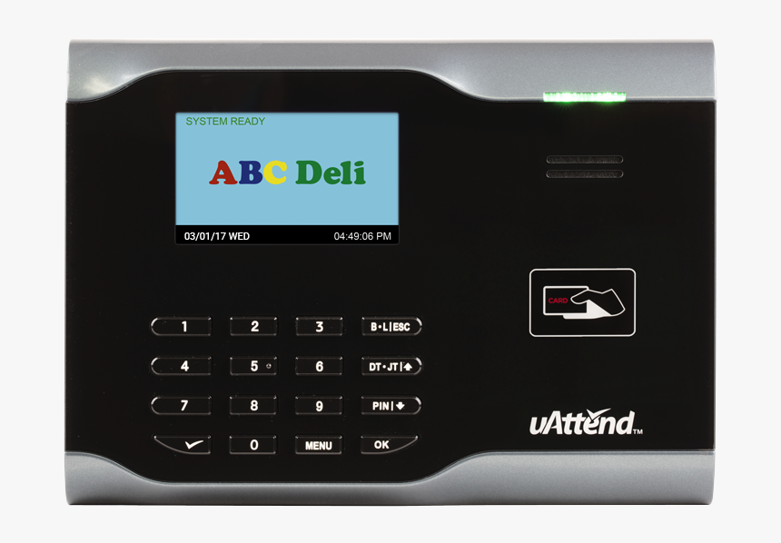 Cb6000-6500 Time Clocks - Biometric Time Clock, HD Png Download