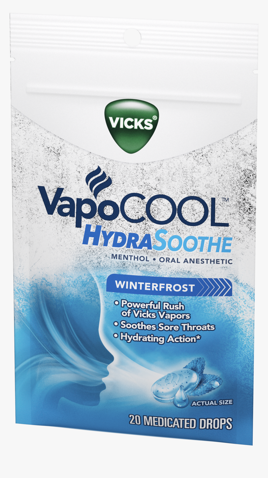 Vapocool Hydrasoothe Drops - Fluid, HD Png Download