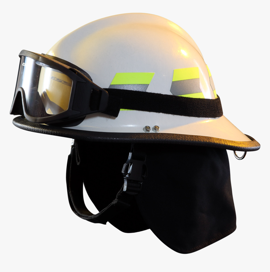 911 Modern Helmet White Gog , Png Download - Hard Hat, Transparent Png