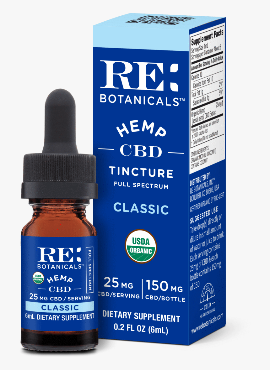 Re Botanicals Cbd Oil, HD Png Download
