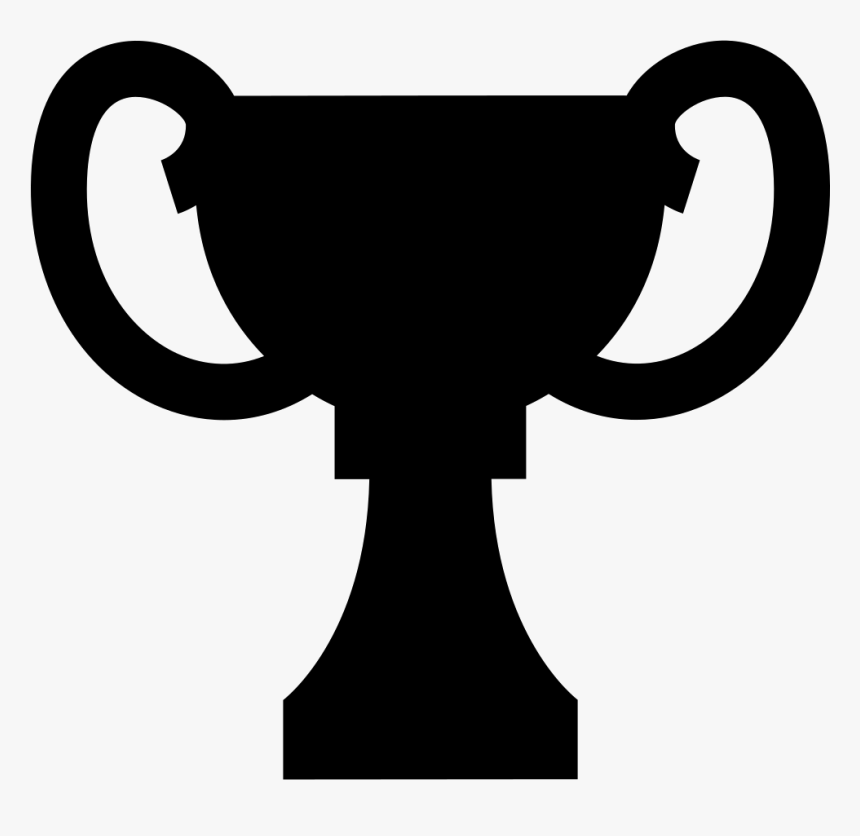 Award Black Shape Of Trophy Cup Comments - Award Clipart Black And White, HD Png Download