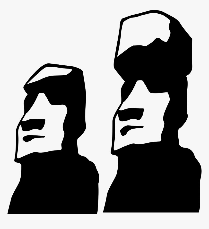Moai Statues Pascua Island - Moai Vector, HD Png Download