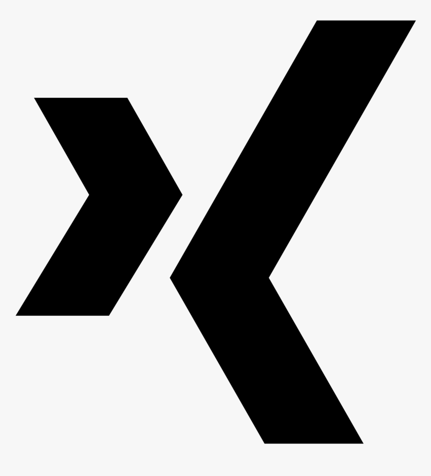Xing,black Icon - Xing Icon Png, Transparent Png