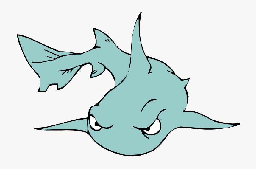 Bull Shark Clipart Angry Shark Pencil And In Color - Bull Shark, HD Png Download