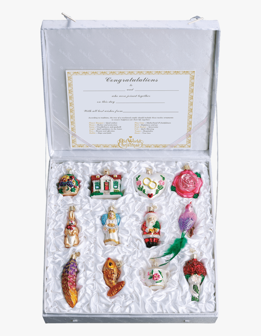 Old World Christmas Wedding Collection Ornament Box, HD Png Download