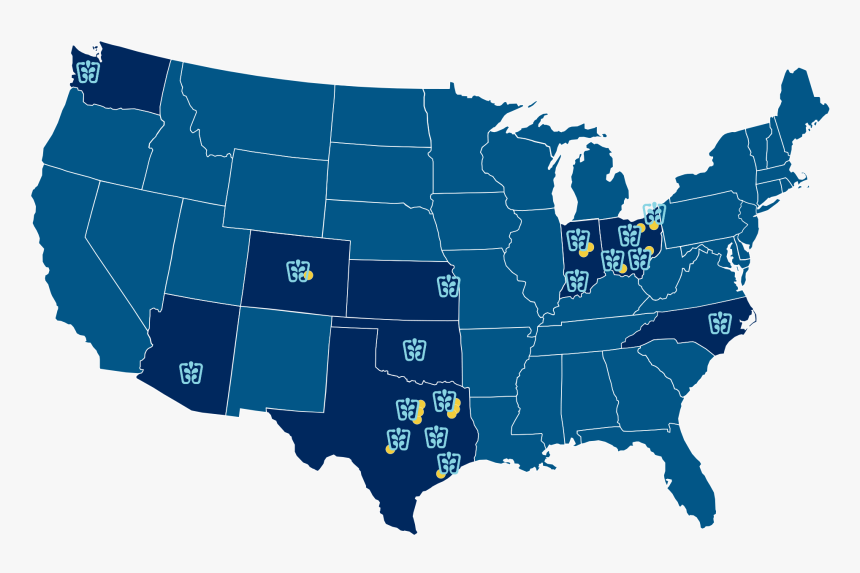 Locations Map - Assisted Suicide Legal In The Us, HD Png Download