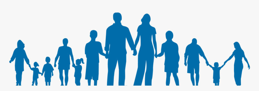 Vector Graphics Royalty-free Family Illustration - Family Silhouette Tattoo, HD Png Download