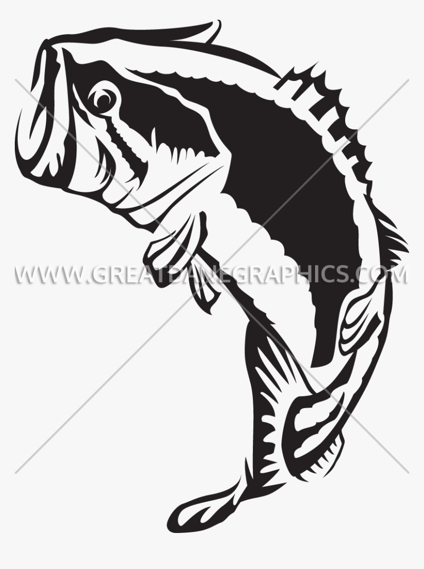 Fishing Clipart Largemouth Bass - Largemouth Bass, HD Png Download