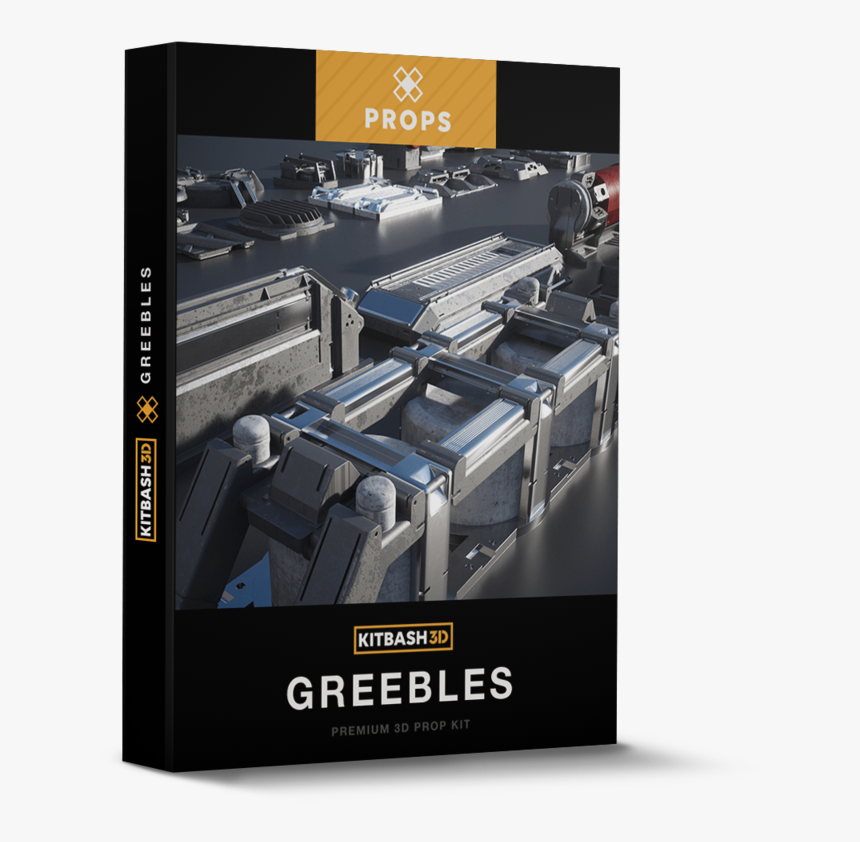 Greebles 
 Srcset Data - Kitbash 3d Cyber Streets, HD Png Download