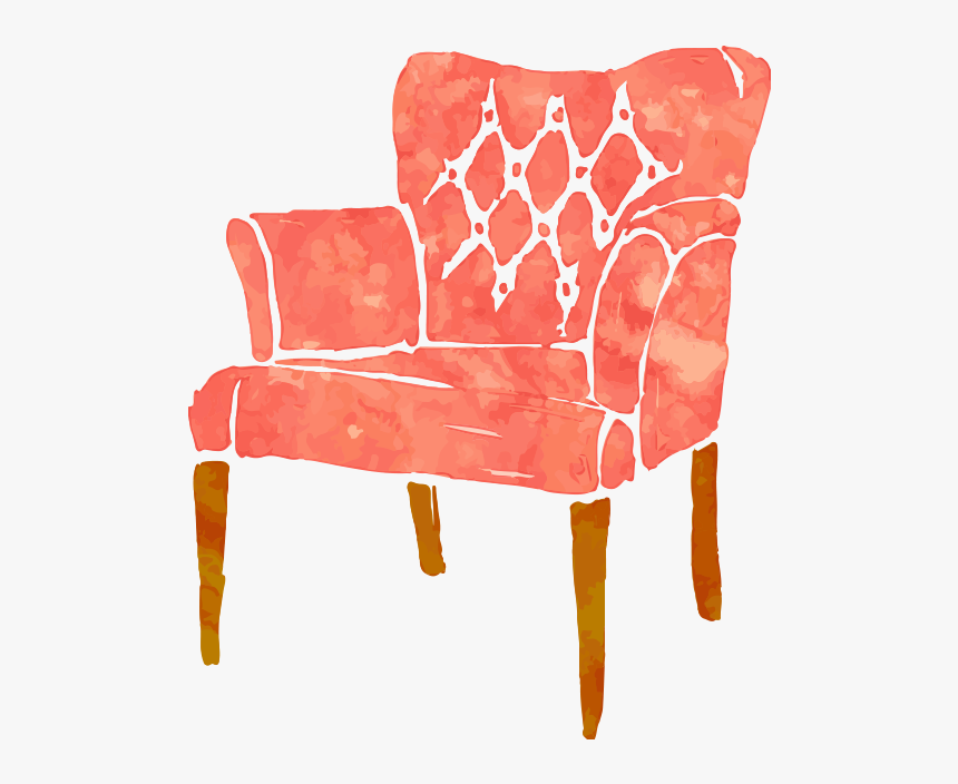 Kisspng Couch Watercolor Painting Chair Chair 5a821ede3da388 - Chair Watercolor, Transparent Png