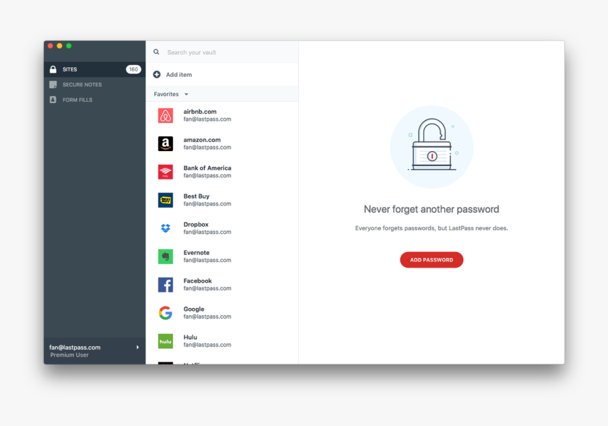 Lastpass Mac App, HD Png Download